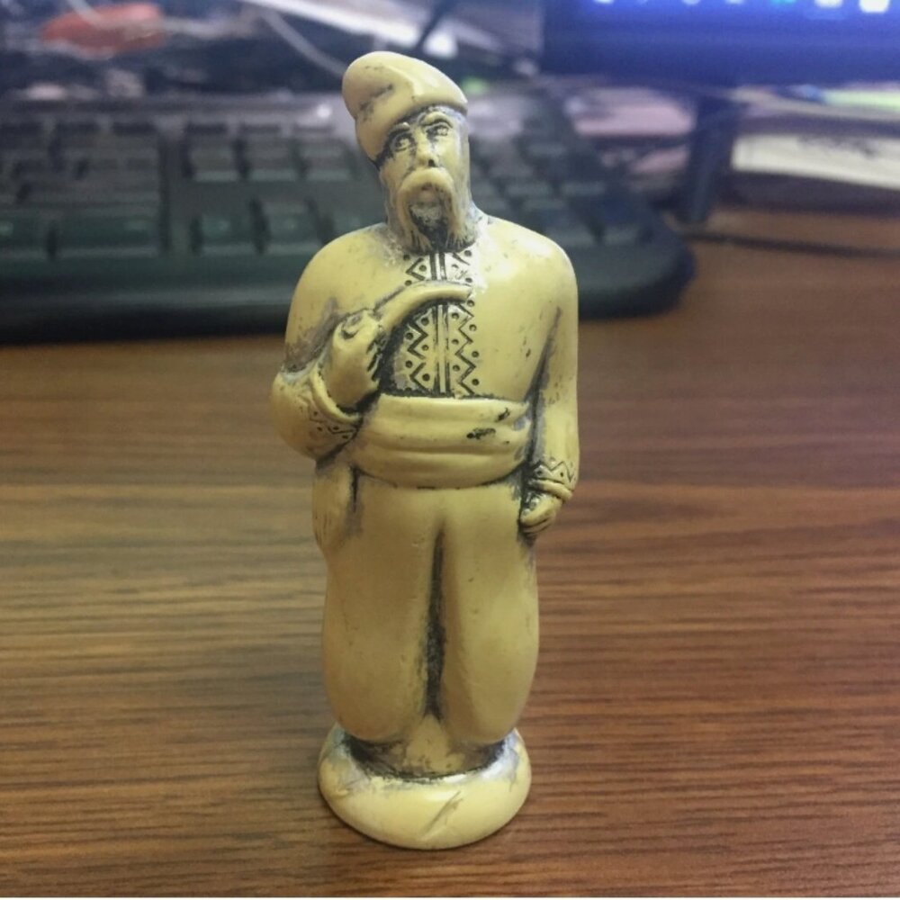 Vintage Plastic Turkish Man Figure 3.5 Inches Collectible Miniature